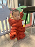 巴拉巴拉童裝嬰兒連體羽絨服輕薄羽絨服寶寶衣服2025冬裝抱衣爬服男童女童 紅色糖葫蘆-白鴨絨 90 cm-充絨量47g 曬單實拍圖