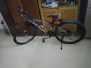 WELLCLS 山地車(chē)自行車(chē)成人男變速越野單車(chē)雙減震賽車(chē)學(xué)生青少年女 頂配版-黑紅色【輻條輪】 26寸21速【身高：160-180cm】 曬單實(shí)拍圖