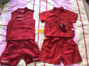 G.DUCKKIDS小黃鴨周歲禮服男寶寶抓周衣服女漢服百日宴百天滿(mǎn)月嬰兒套裝夏季 紅色+香囊 90 建議1~2歲【 80-90cm】cm 曬單實(shí)拍圖