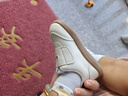 G.DUCK KIDS小黃鴨男女寶寶軟底學(xué)步鞋秋季新款嬰兒小白鞋防滑透氣可愛單鞋 A03皮面黑 24 (鞋內(nèi)長(zhǎng)14.5cm) 曬單實(shí)拍圖