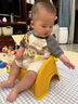 Murcia嬰幼兒童塑料小凳子靠背椅加厚寶寶沙發(fā)餐椅小椅子防滑板凳洗澡凳 曬單實拍圖