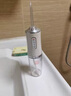 沖牙器便攜式深度清潔沖牙器青少年正畸形專(zhuān)用洗牙器去除牙結石 象牙白+4噴頭 曬單實(shí)拍圖