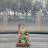 車咔咔汽車內(nèi)裝飾品擺件關(guān)公男士霸氣車飾車內(nèi)車載高級(jí)裝飾關(guān)二爺武財(cái)神 古銅綠關(guān)公 曬單實(shí)拍圖