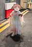 萌乎·小嫦娥中秋漢服女童2025新款兒童超仙襦裙兒童連衣裙粉色 100 曬單實(shí)拍圖