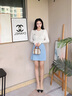 Teenie Weenie小熊女裝T恤2025秋季新款簡約時(shí)尚刺繡圓領(lǐng)長袖上衣 象牙白 M 曬單實(shí)拍圖