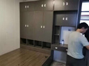 蘇棧實木衣柜床榻榻米小戶型儲物床組合床柜多功能臥室衣帽間榻榻米床 灰色門榻榻米+立柜 包安裝】1200*2000【生態(tài)板 曬單實拍圖