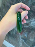 京鑒新疆和田玉菠菜綠碧玉手鐲正圈碧玉手鐲老料旺夫玉鐲子玉石附證書(shū) 碧玉手鐲 內(nèi)徑53 曬單實(shí)拍圖