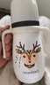 英氏（YEEHOO）嬰兒保溫奶瓶新生兒奶瓶?jì)和乇瓔雰簩W(xué)飲杯便攜吸管水杯保溫壺 保溫奶瓶 300ml 9-12月 配三頭 曬單實(shí)拍圖