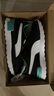 彪馬（PUMA）網(wǎng)面透氣輕便運動(dòng)休閑鞋兒童撞色拼接童鞋GRAVITON381988 黑色-白-綠色-28 35 曬單實(shí)拍圖