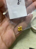 沃爾金黃金轉(zhuǎn)運(yùn)珠小金珠足金999重版加厚散珠黃金光面金珠古法珠手串DIY 0.8g,4mm古法重版4顆 曬單實(shí)拍圖