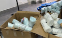 宜家（IKEA）CYMBALBLOMMA辛巴魯瑪被套枕套三件套臥室家用可機(jī)洗 被套和枕套 白色/藍(lán)色 150x200cm 曬單實(shí)拍圖