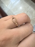 潮宏基至簡(jiǎn)指扣18K金戒指女玫瑰金彩金手飾疊戴環(huán)扣送女友生日禮物 11號 曬單實(shí)拍圖