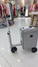 Airwheel愛爾威電動(dòng)行李箱可騎行拉桿箱可坐可代步鋁框箱包20英寸登機(jī)箱 曬單實(shí)拍圖