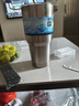 拜杰304不銹鋼冰霸杯杯子保冰杯大容量水杯咖啡杯900ML帶吸管+吸管刷 曬單實拍圖