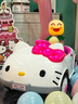岙貝熊兒童電動(dòng)車(chē)四輪可坐人帶遙控駕駛嬰幼兒玩具汽車(chē)小孩寶寶駕駛童車(chē) KT貓+雙驅+遙控+12V7A電瓶 曬單實(shí)拍圖