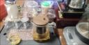OIMG茶壺泡茶水分離飄逸杯具玻璃內膽分離神器個(gè)人專(zhuān)用家用高檔大容量 胡桃木豎把-煙灰色飄逸杯 650ml 曬單實(shí)拍圖
