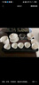 蘇氏陶瓷（SUSHI CERAMICS）羊脂玉白瓷懸停蓋碗功夫茶具茶盤(pán)套裝平價(jià)禮品團購教師禮物J1221 曬單實(shí)拍圖