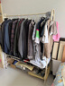 全品屋衣架落地立式衣帽架掛衣架臥室專(zhuān)用晾衣架掛衣服高級置物架V雙120 曬單實(shí)拍圖