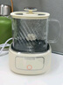 九陽（Joyoung）凈萃養(yǎng)生壺迷你家用全玻璃煮茶器 316L茶籃 1L辦公室0金屬0膠水恒溫燒水壺 K10D-WY103（茶） 曬單實拍圖