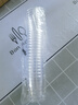 潔日邦一次性杯子航空杯150ml*50只硬塑加厚野餐透明塑料杯透明硬水杯 曬單實拍圖