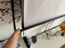 美碩（MEI SHUO）120英寸16:9白玻纖掛壁幕布簡(jiǎn)易安裝4K投影儀幕布【免打孔】投影機幕布適配于小米極米堅果愛(ài)普生 曬單實(shí)拍圖