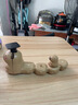 結(jié)盟者兒童學(xué)爬行玩具練抬頭卡皮巴拉搖擺小火車按壓上鏈發(fā)條玩偶水豚 卡皮巴拉按壓帶娃車-棕色 曬單實(shí)拍圖