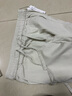 :CHOCOOLATE it天絲涼感休閑褲男夏季薄款寬松透氣直筒褲蓋鞋系帶闊腿褲男 白色 【官方正品】 XL 【建議140斤-160斤】 曬單實拍圖