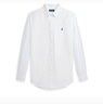 Polo Ralph Lauren 拉夫勞倫 男裝 經(jīng)典款經(jīng)典版型亞麻襯衫RL18983 100-白色 L 曬單實拍圖