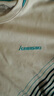 kawasaki川崎兒童羽毛球服套裝夏款運動(dòng)速干短袖T恤訓練服A4806 白黑 130  曬單實(shí)拍圖