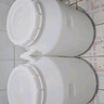 鷗宜ORYT 大白桶水桶化工桶儲水塑料桶大號帶蓋圓桶加厚膠桶大容量 65L白色特厚款 曬單實(shí)拍圖