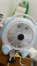 電風(fēng)扇家用桌面風(fēng)扇小風(fēng)扇卡通臺扇桌面循環(huán)扇轉頁(yè)扇節能制冷學(xué)生宿舍辦公室臥室客廳柔風(fēng) 音樂(lè )狗-藍色 基礎款 曬單實(shí)拍圖