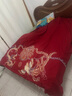 水星家紡 內(nèi)購(gòu)會(huì)新中式龍鳳刺繡婚慶四件套大紅色喜被100支純棉結(jié)婚 旗艦款鳳冠霞帔 床單款 1.8四件套:被套配200*230 曬單實(shí)拍圖