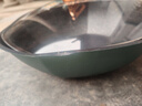 康佳（KONKA）炒鍋 八角不粘鍋家用有鈦麥飯石色平底炒菜鍋電磁爐燃氣灶無(wú)油煙 升級款墨綠色 34cm 曬單實(shí)拍圖