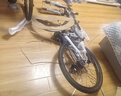 鳳凰（PHOENIX） 鳳凰自行車(chē)可折疊山地車(chē)路虎男士成年人變速女式越野公路單車(chē) 條輪消灰/折疊雙避震/全競(jìng)速軸承 26寸24速【參考：158-188cm】 曬單實(shí)拍圖