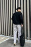 貓人長(zhǎng)袖T恤男士春秋季圓領(lǐng)運(yùn)動(dòng)上衣休閑內(nèi)搭衛(wèi)衣 深藍(lán)色  XL 曬單實(shí)拍圖