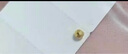 喜上眉梢【喜上眉梢】999足金蹦迪鐳射散珠黃金3D硬金超閃足球珠圣誕禮物 0.2g 2.5mm蹦迪珠多顆 曬單實(shí)拍圖