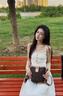 CharisKitty輕奢小c&k包包女款2025年通勤水桶包單肩斜挎女包生日禮物送女友 咖色【節日送禮可代寫(xiě)心意賀卡】 曬單實(shí)拍圖