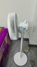 美的（Midea）電風(fēng)扇家用7葉落地扇搖頭電風(fēng)扇循臥室宿舍輕音風(fēng)扇臺(tái)式桌面小型風(fēng)扇臺(tái)地兩用升級(jí)款 白色丨7葉臺(tái)地兩用 曬單實(shí)拍圖