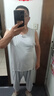 宜而爽【140支長絨棉】高檔100%純棉男士寬肩背心打底衫男 曬單實拍圖