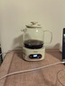 美的（Midea）花漾0膠水全玻璃全自動養(yǎng)生壺 多功能煮茶壺 母嬰燒水壺恒溫電熱水壺煮茶器花茶壺1.2L YS12B102 曬單實拍圖
