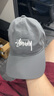川玖田一大頭圍棒球帽男女款刺青韓版遮陽(yáng)帽大臉男生防曬軟頂鴨舌帽男 灰色 XL (60cm以上) 曬單實(shí)拍圖
