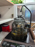 和間玻璃煮茶壺茶水分離泡茶壺帶記憶可調水量自動(dòng)上水電陶爐茶壺套裝 云靈電陶爐+【煙灰】側把壺 曬單實(shí)拍圖