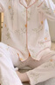 愛寶適月子服純棉紗布春秋孕婦裝產(chǎn)婦喂奶衣哺乳睡衣家居服M碼 檸檬M347 曬單實(shí)拍圖