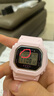 卡西歐（CASIO）手表女士G-SHOCK經(jīng)典小方塊運(yùn)動電子青少年學(xué)生表GMD-S5610IT-4B 曬單實(shí)拍圖