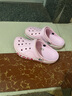 crocs卡駱馳貝雅卡駱班|205089 芭蕾粉-6TG 37/38(230mm)  曬單實(shí)拍圖