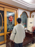 俞兆林（YUZHAOLIN）媽媽裝春秋新款國風(fēng)翻領(lǐng)外套50歲中老年女針織毛衣開衫新中式套裝 FXN2484119 灰綠色 XL  建議90-110斤 曬單實(shí)拍圖