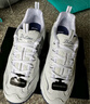 斯凱奇（Skechers）女鞋小白熊女士休閑鞋子厚底增高百搭運動軟底老爹鞋女99999863 白色/海軍藍(lán)色/WNV1 38 曬單實拍圖