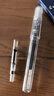 百樂(lè )（PILOT）KaKuno笑臉?shù)摴P琉璃藍限定透明小清新兒童正姿鋼筆男女小學(xué)生三年級練字專(zhuān)用 透明色（配上墨器1個(gè)） F尖/約0.4-0.5mm日常書(shū)寫(xiě)用 曬單實(shí)拍圖