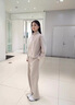班尼路（Baleno）短款立領開衫套裝女2031年秋季新款溫柔氣質復古文藝百搭寬松上衣 曬單實拍圖