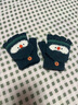 kocotreekk樹(shù)兒童手套保暖翻蓋手套小學(xué)生男女孩寫(xiě)字五指手套軟糯防寒 曬單實(shí)拍圖
